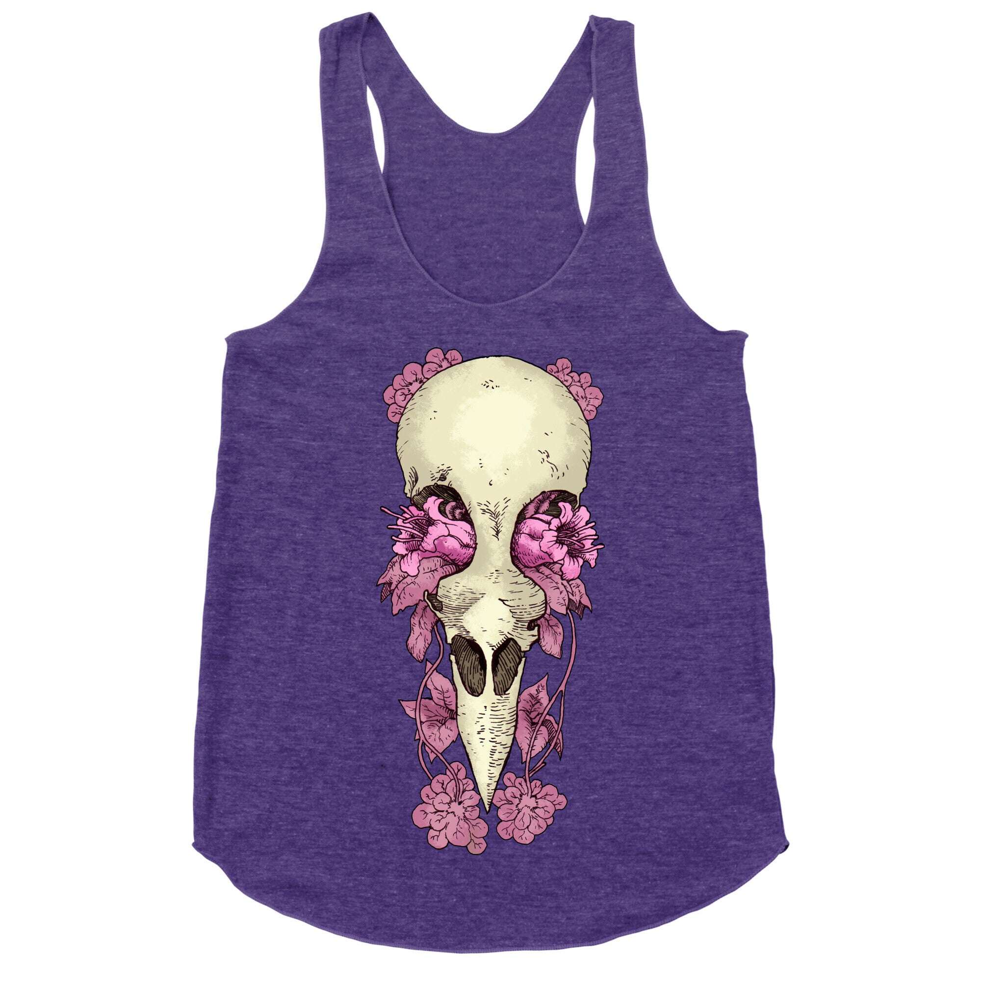 Bird Skull Racerback Tank