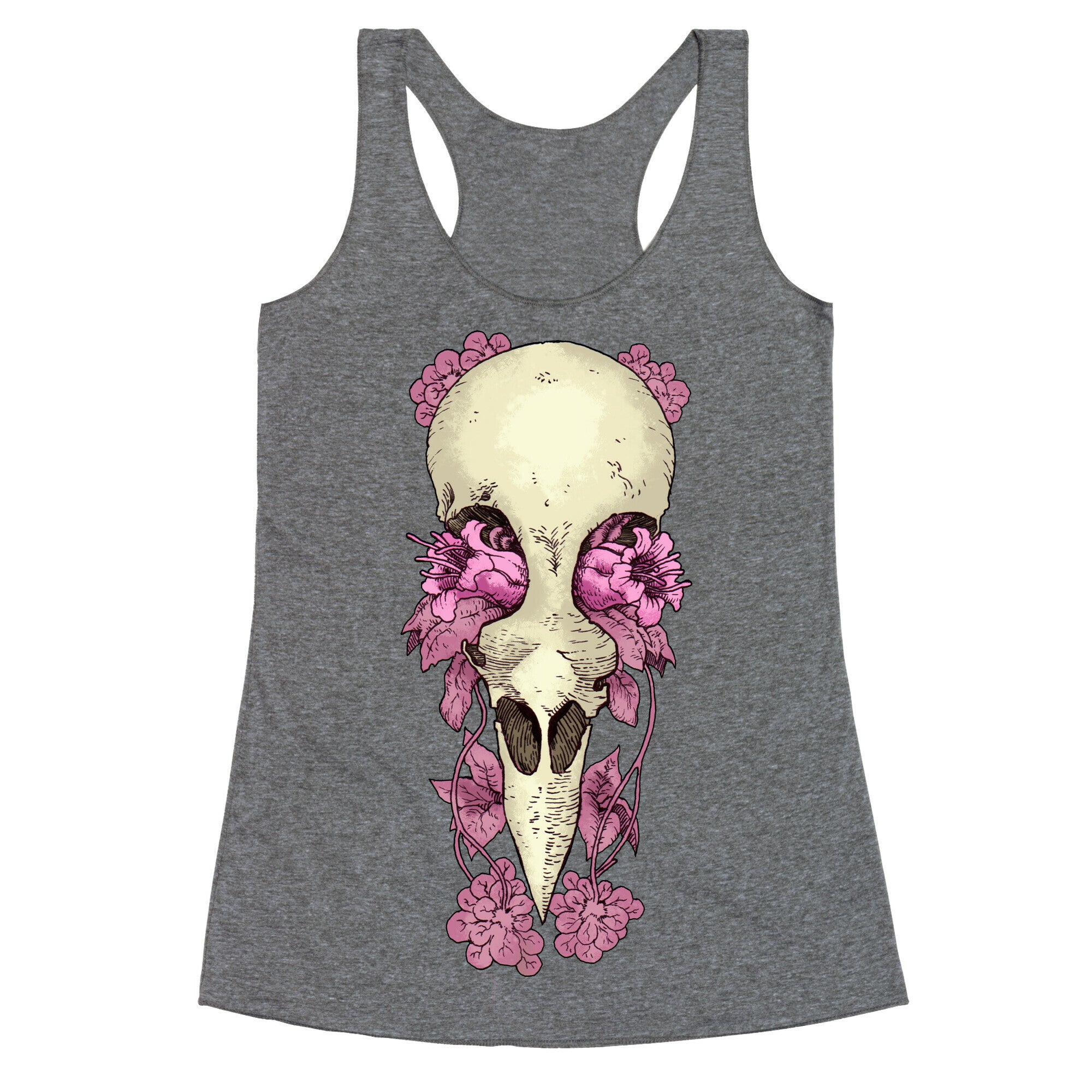 Bird Skull Racerback Tank