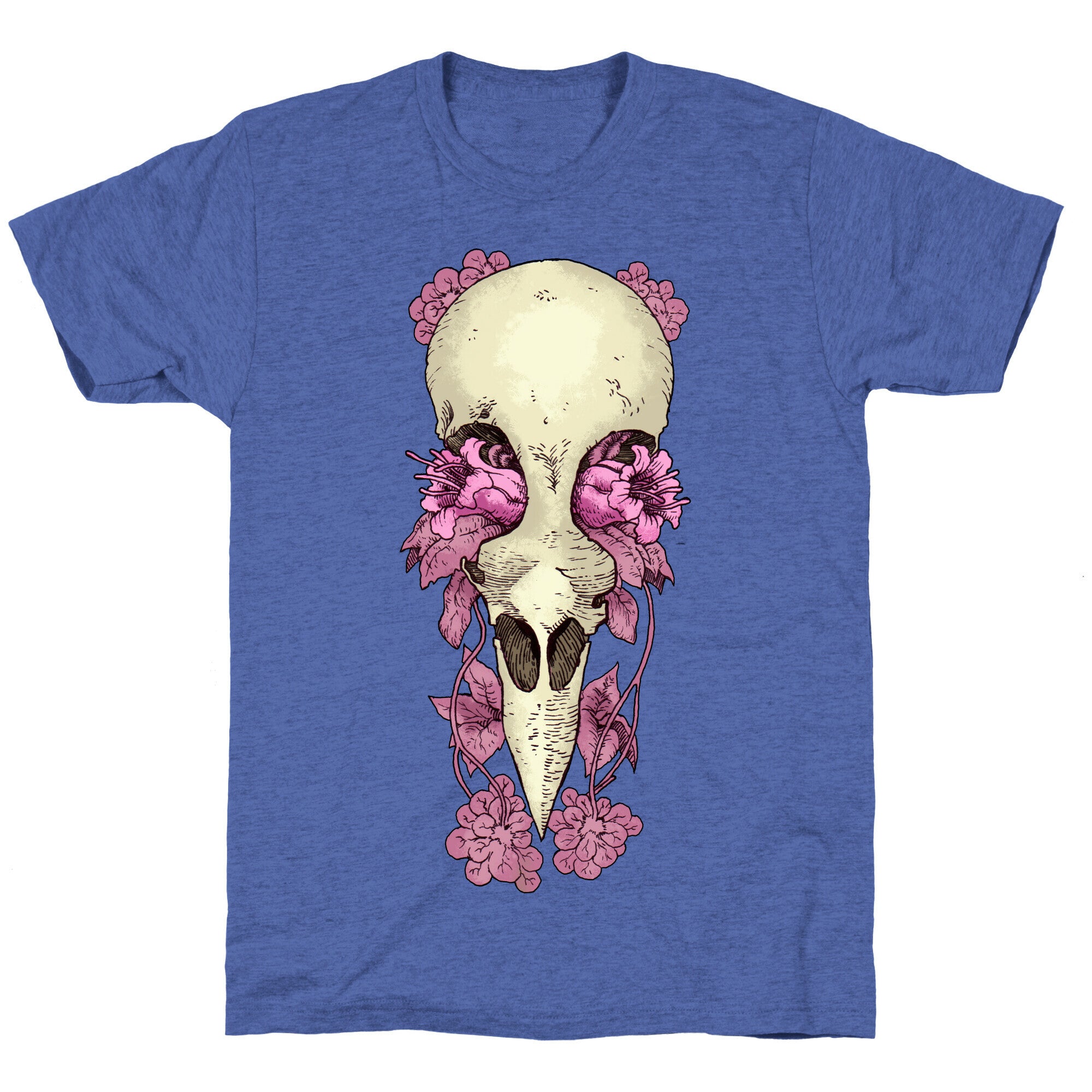 Bird Skull Unisex Triblend Tee
