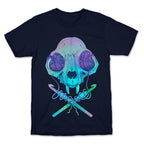 Cat Skull & Crochet Hooks T-Shirt