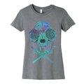 Cat Skull & Crochet Hooks Women's Cotton Tee