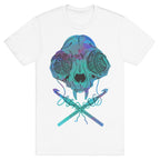 Cat Skull & Crochet Hooks T-Shirt