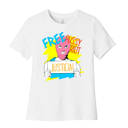Free Pussy RIot Women's Cotton Tee