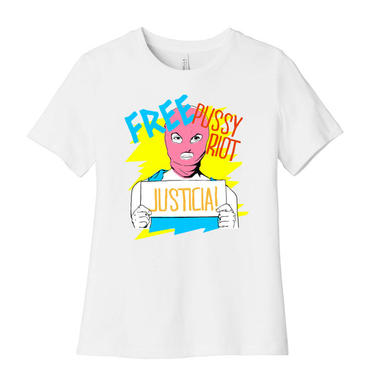 Free Pussy RIot Women's Cotton Tee