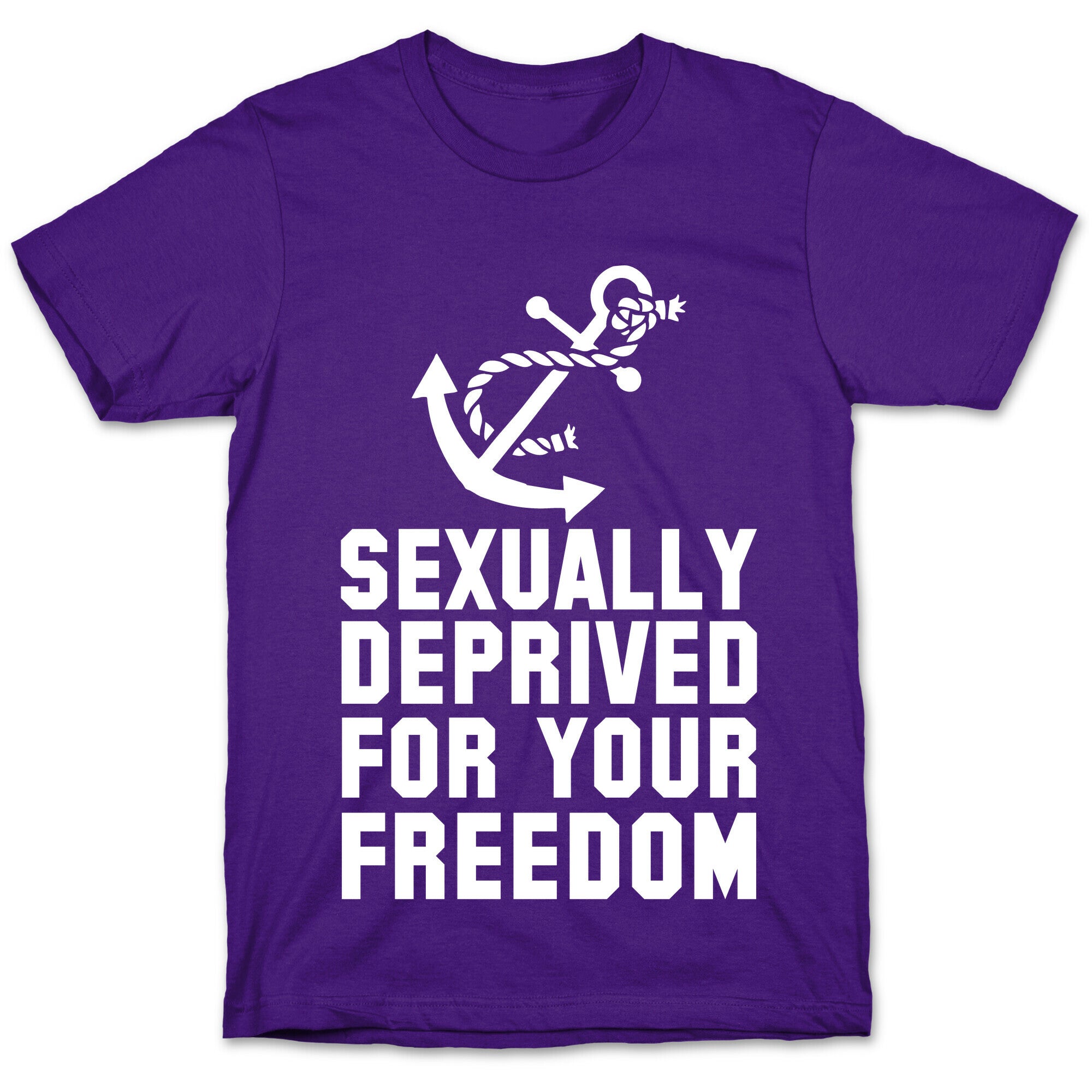 Sexually Deprived For Your Freedom (Navy) T-Shirt