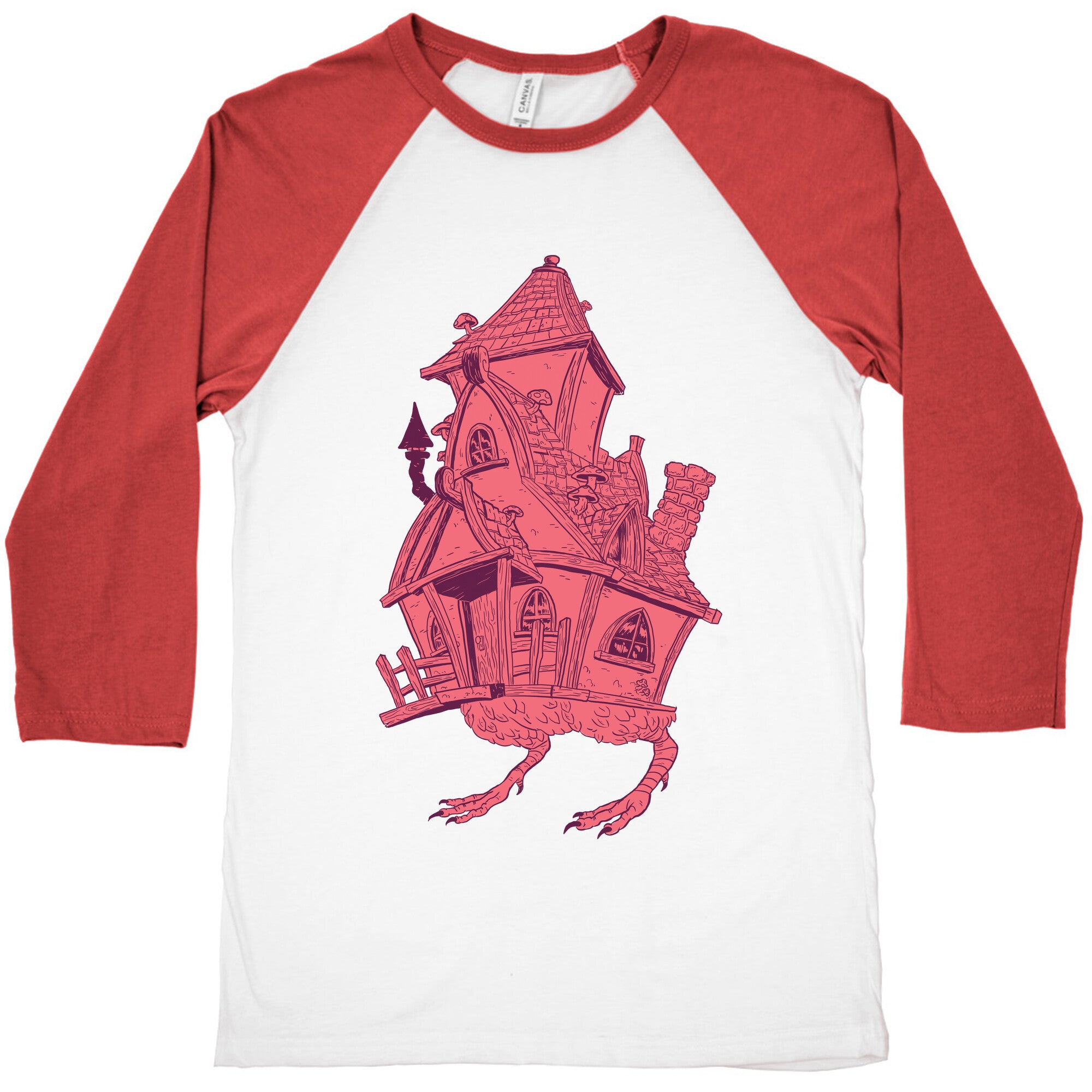 Baba Yaga's House Baseball Tee