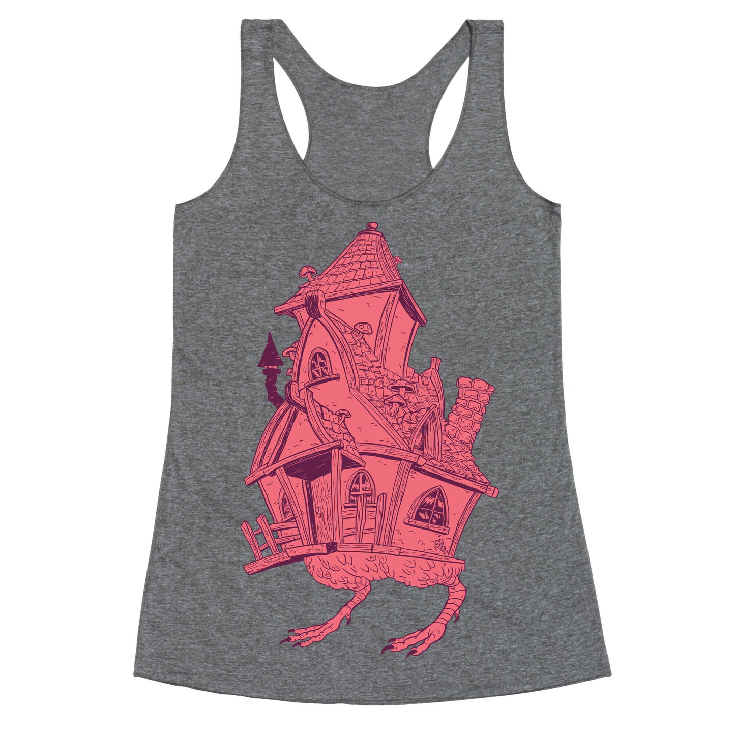 Baba Yaga's House Racerback Tank