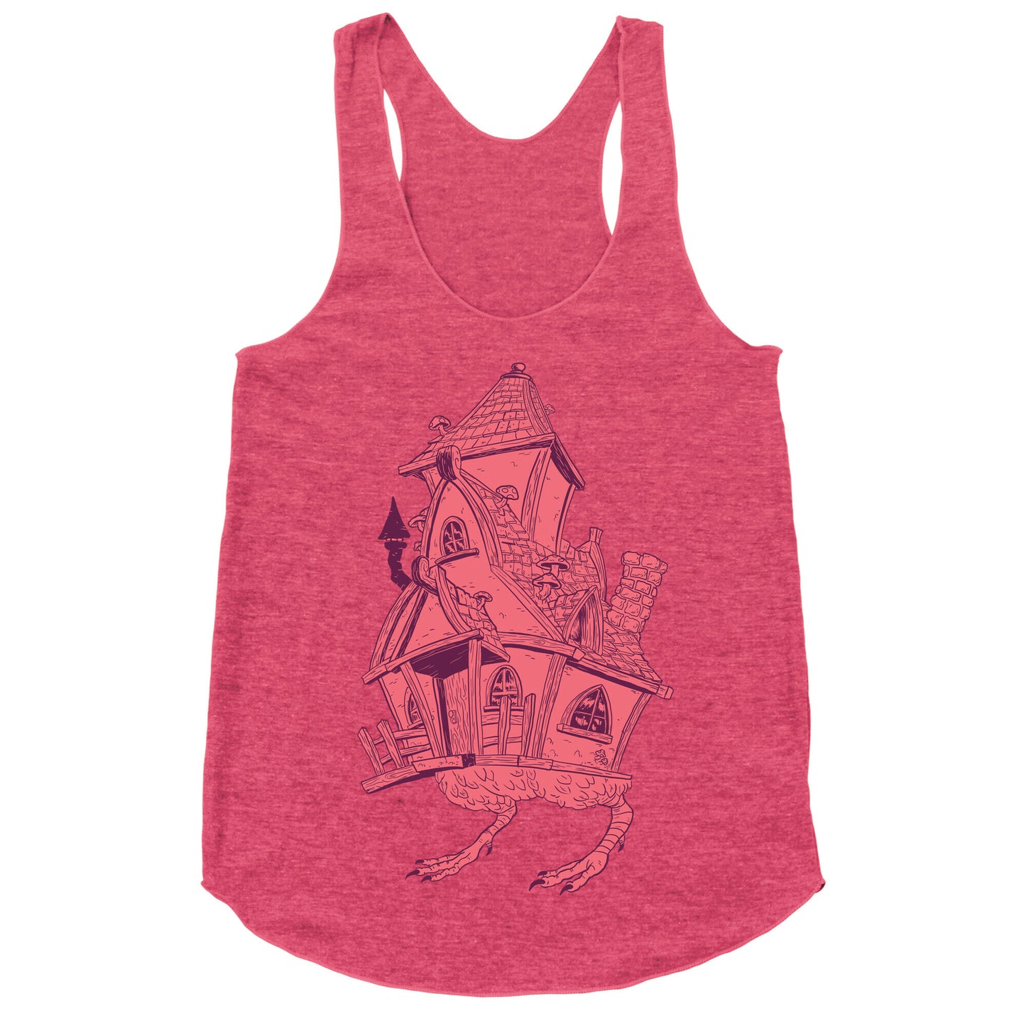 Baba Yaga's House Racerback Tank