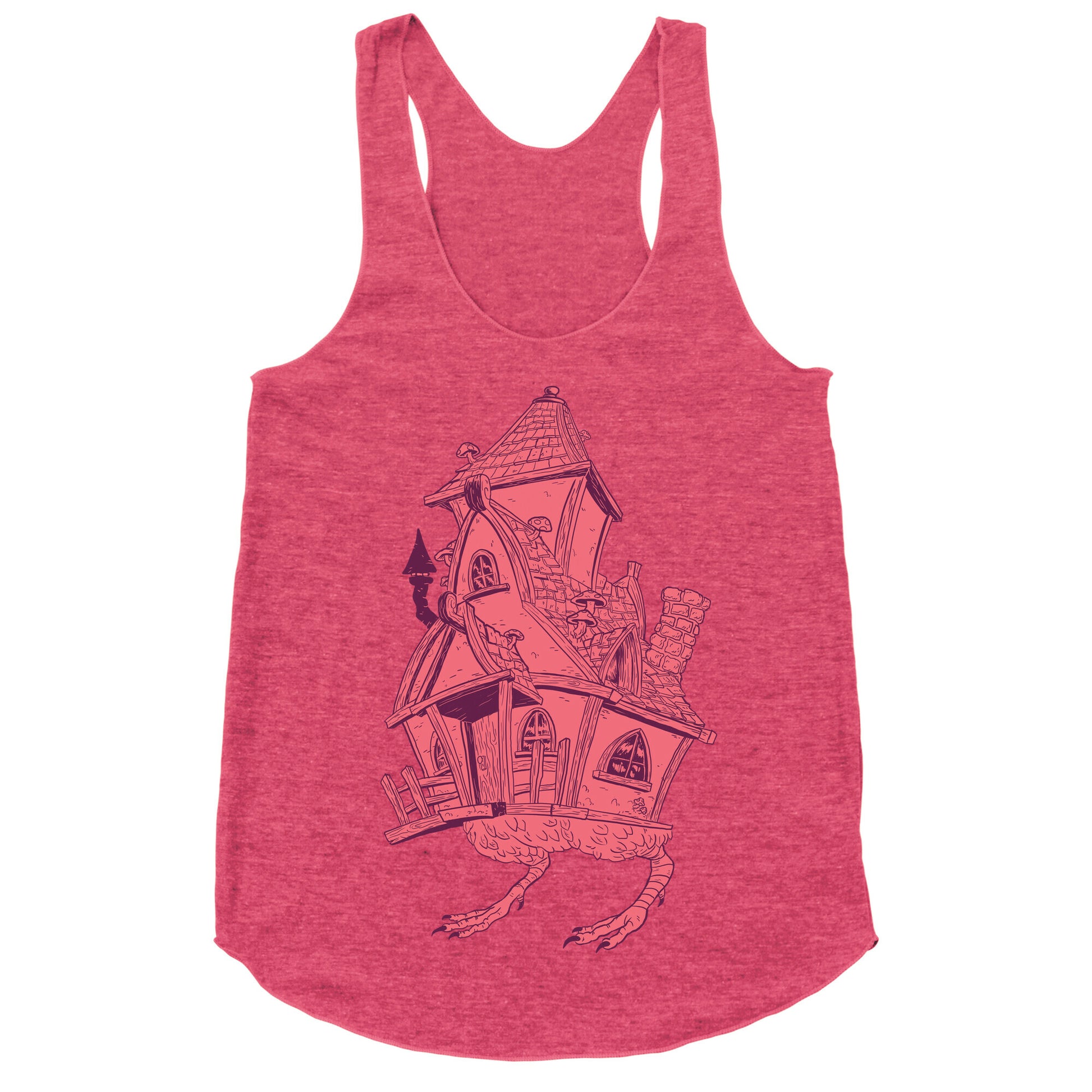 Baba Yaga's House Racerback Tank