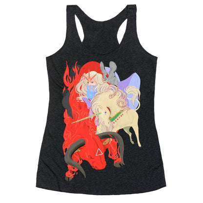 The Last Unicorn and the Red Bull Racerback Tank