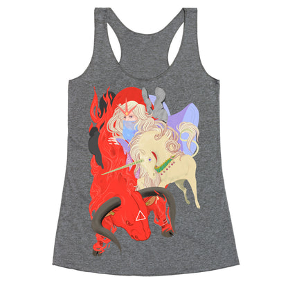 The Last Unicorn and the Red Bull Racerback Tank