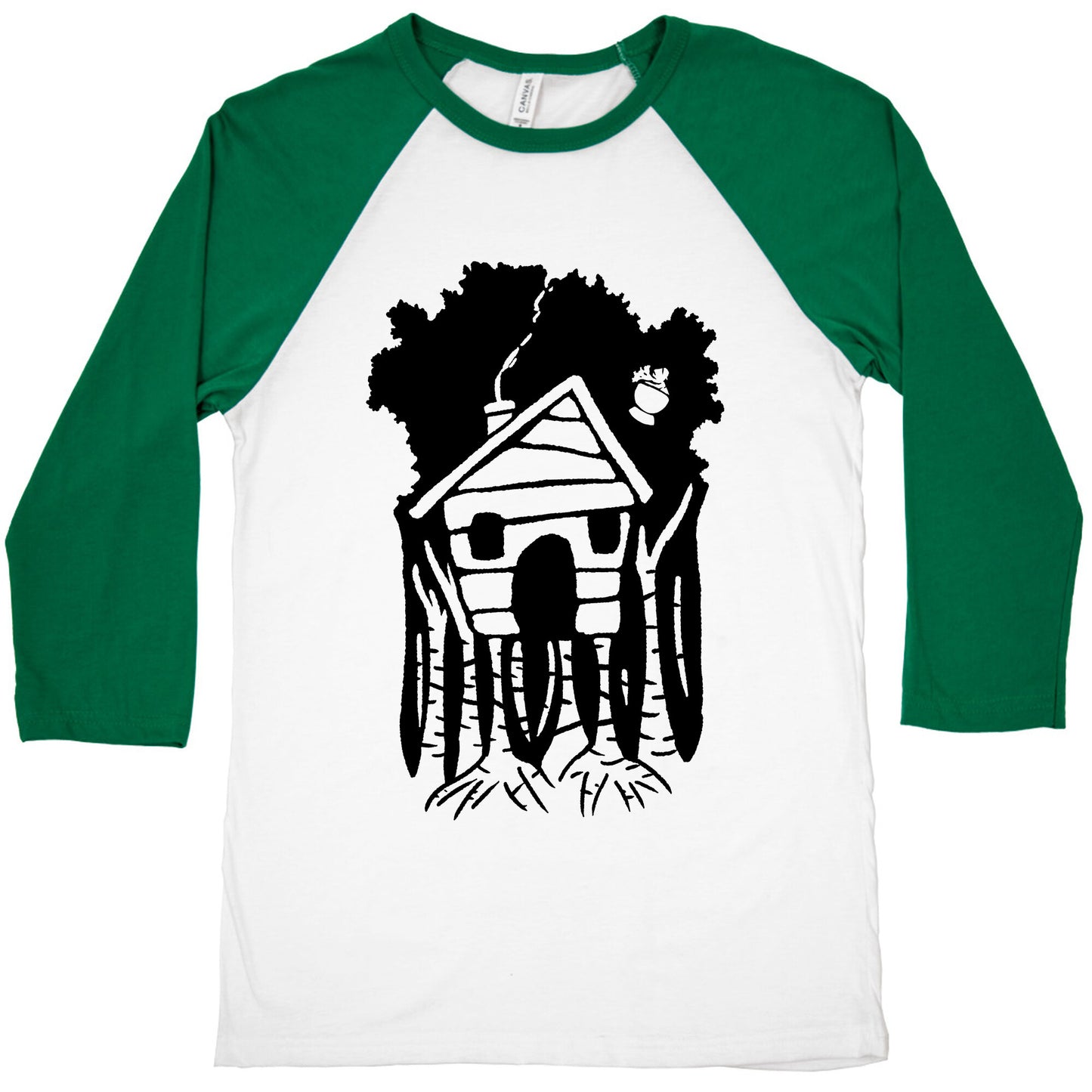 Yaga's House On Hen's Legs Baseball Tee