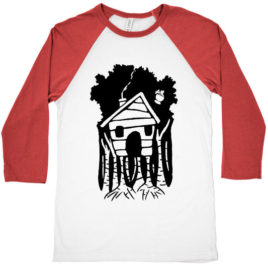 Yaga's House On Hen's Legs Baseball Tee