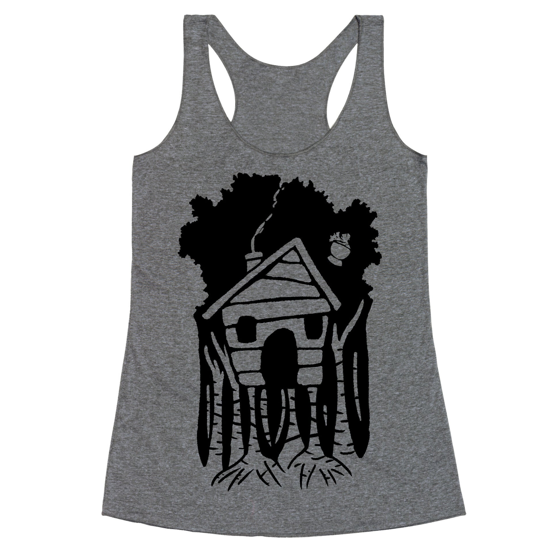 Yaga's House On Hen's Legs Racerback Tank