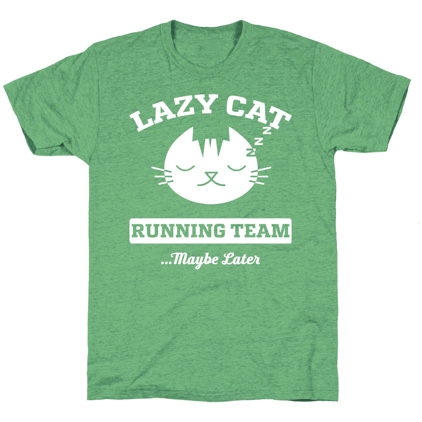 Lazy Cat Running Team Unisex Triblend Tee