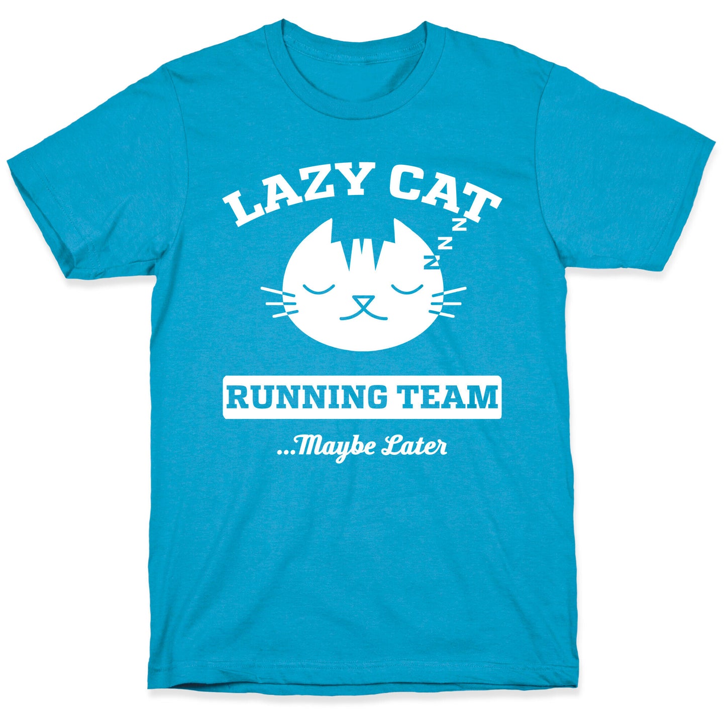 Lazy Cat Running Team Unisex Triblend Tee