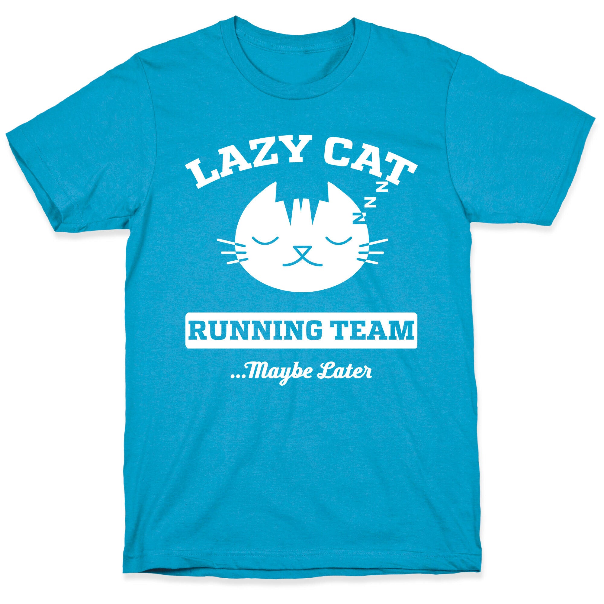 Lazy Cat Running Team Unisex Triblend Tee