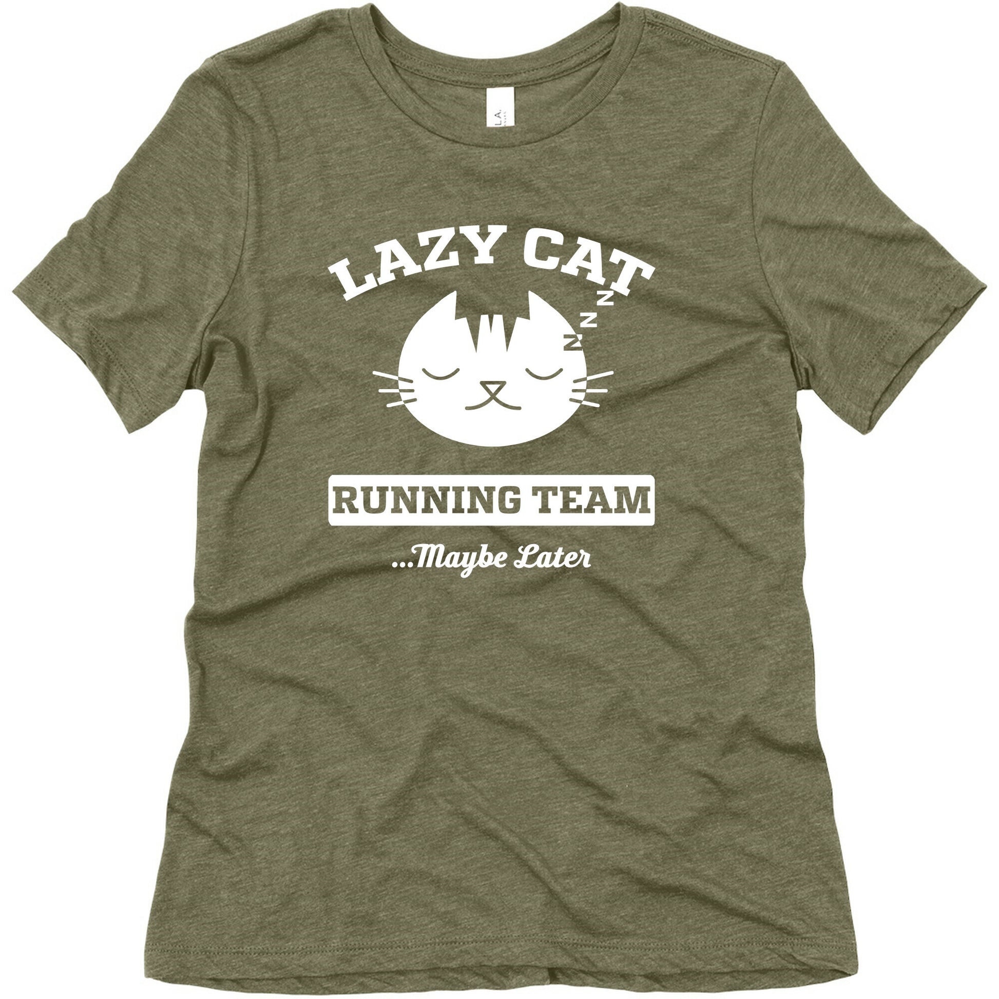 Lazy Cat Running Team Women's Triblend Tee