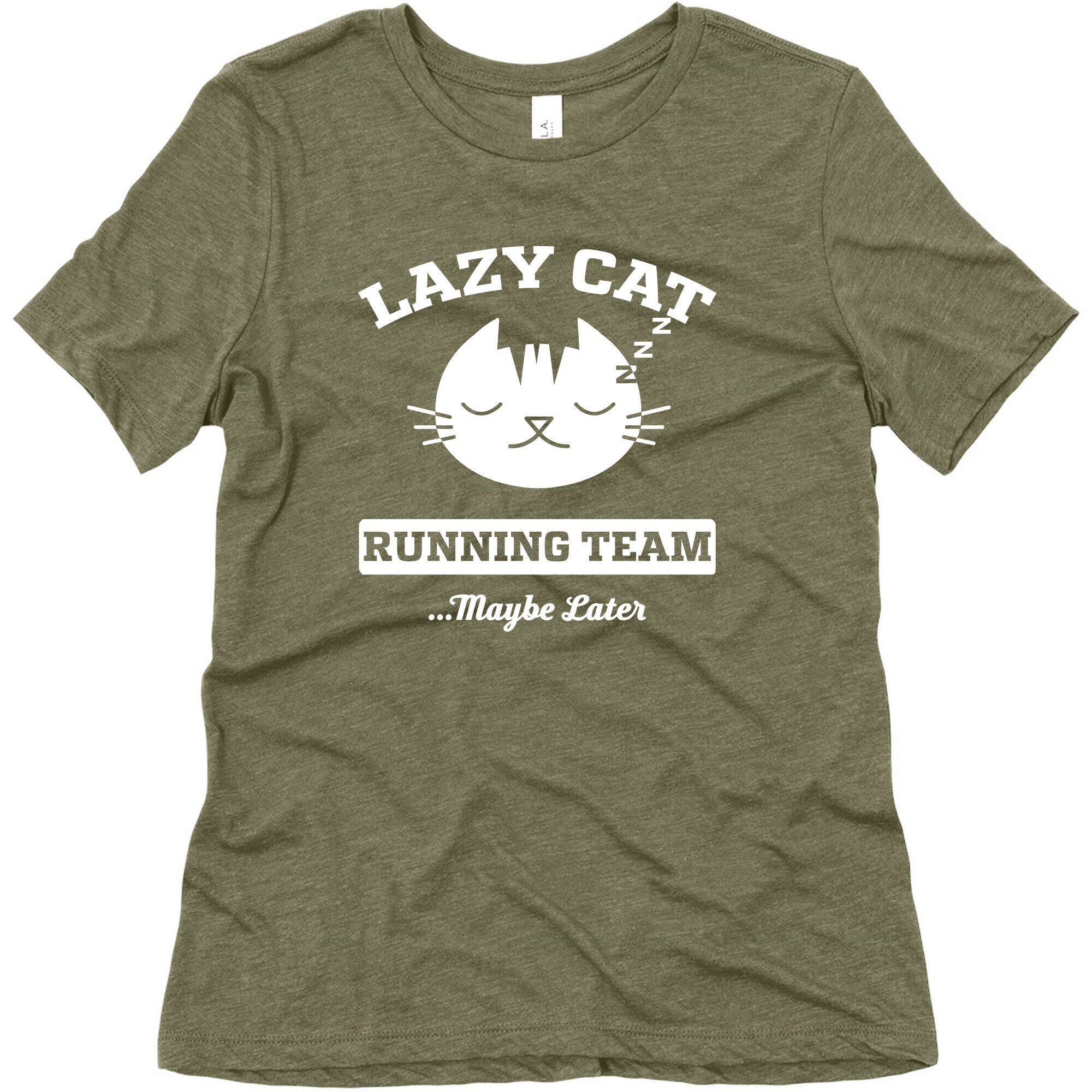 Lazy Cat Running Team Women's Triblend Tee