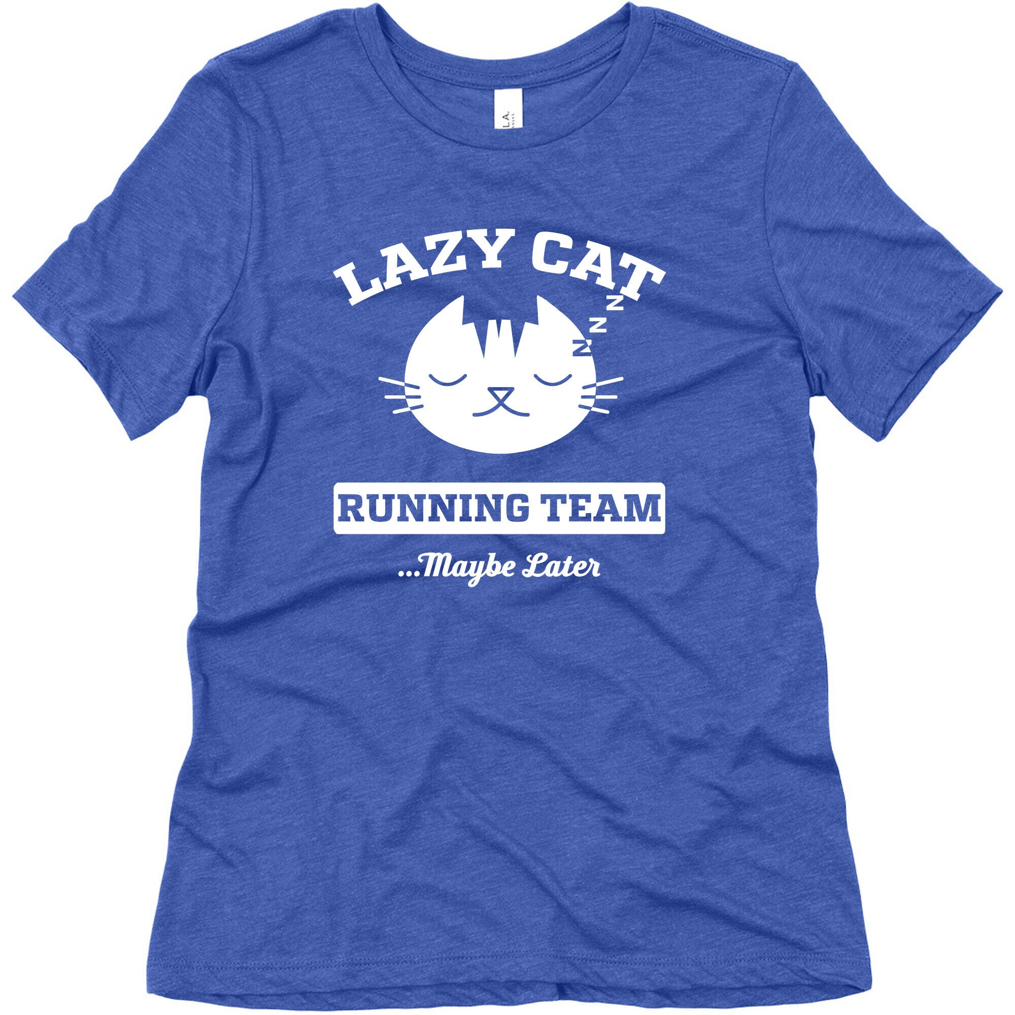 Lazy Cat Running Team Women's Triblend Tee