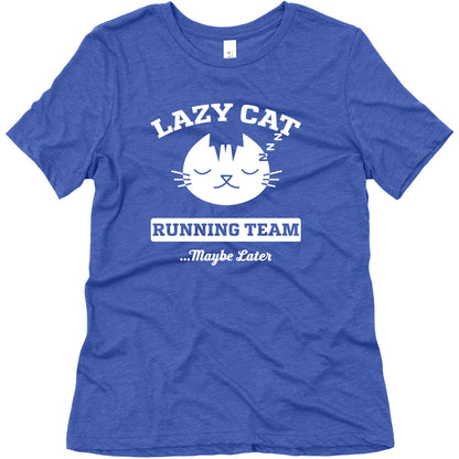 Lazy Cat Running Team Women's Triblend Tee