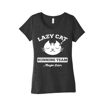 Lazy Cat Running Team Women's Triblend Tee