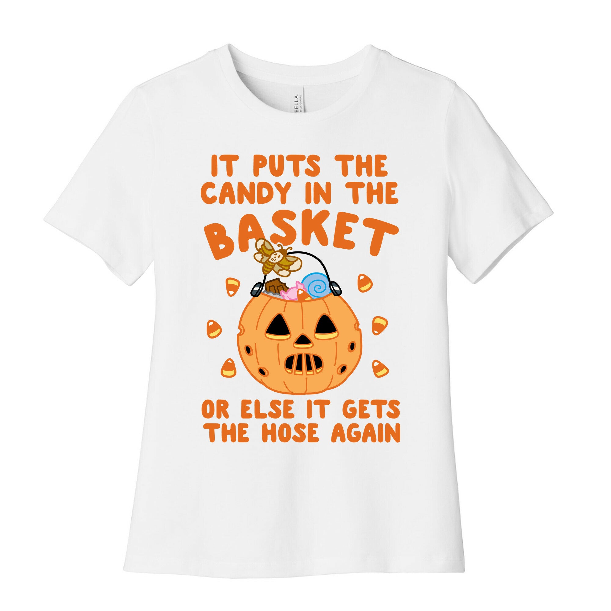 It Puts The Candy In The Basket Women's Cotton Tee