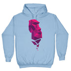 Fractal Moai Head Hoodie