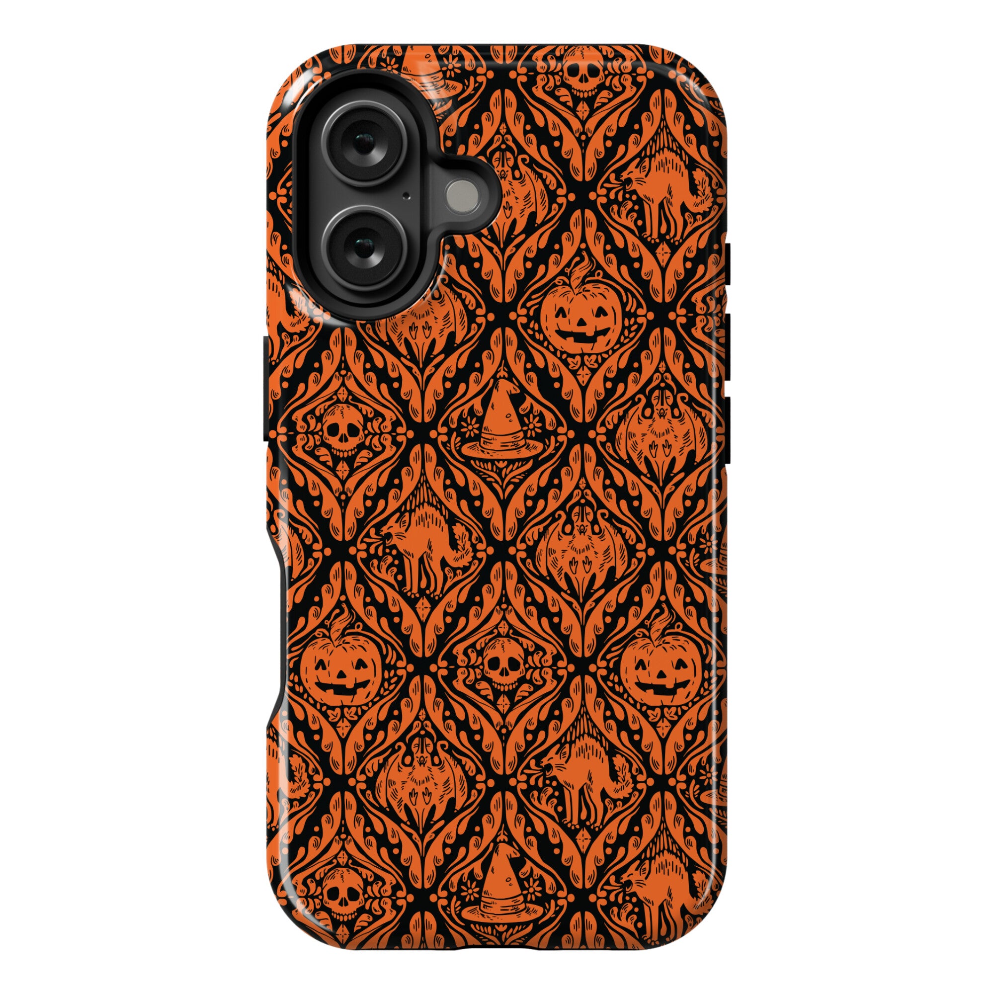 Spooky Vintage Halloween Pattern Phone Case