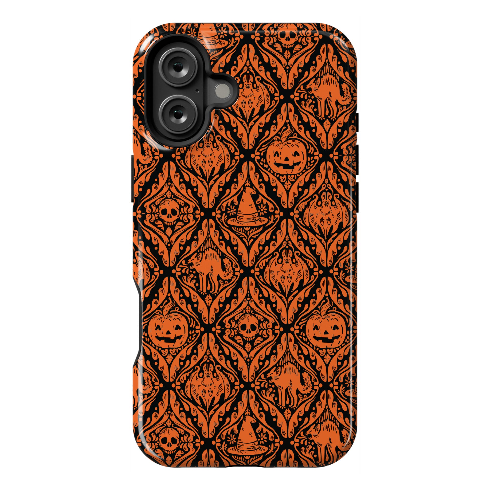 Spooky Vintage Halloween Pattern Phone Case