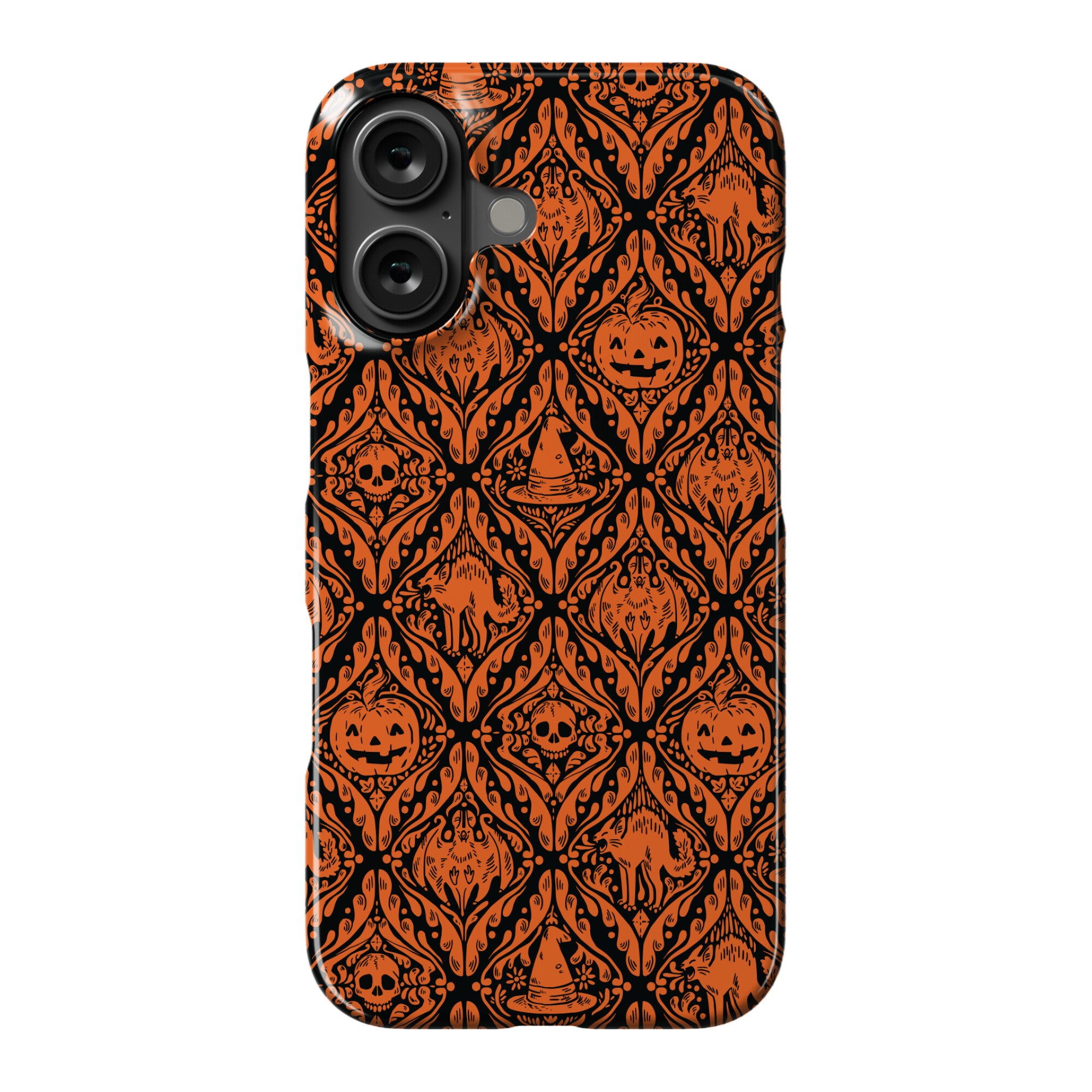 Spooky Vintage Halloween Pattern Phone Case
