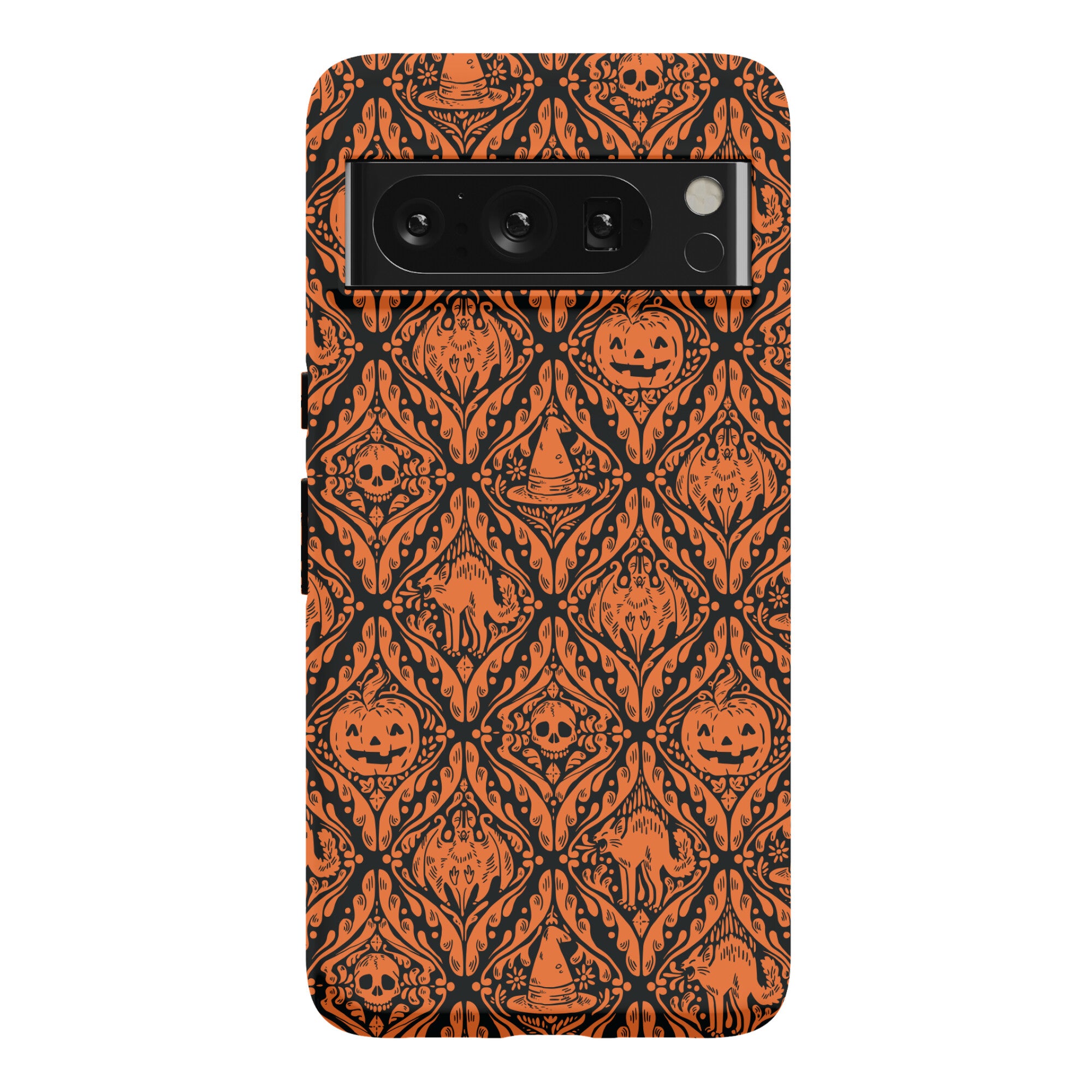 Spooky Vintage Halloween Pattern Phone Case