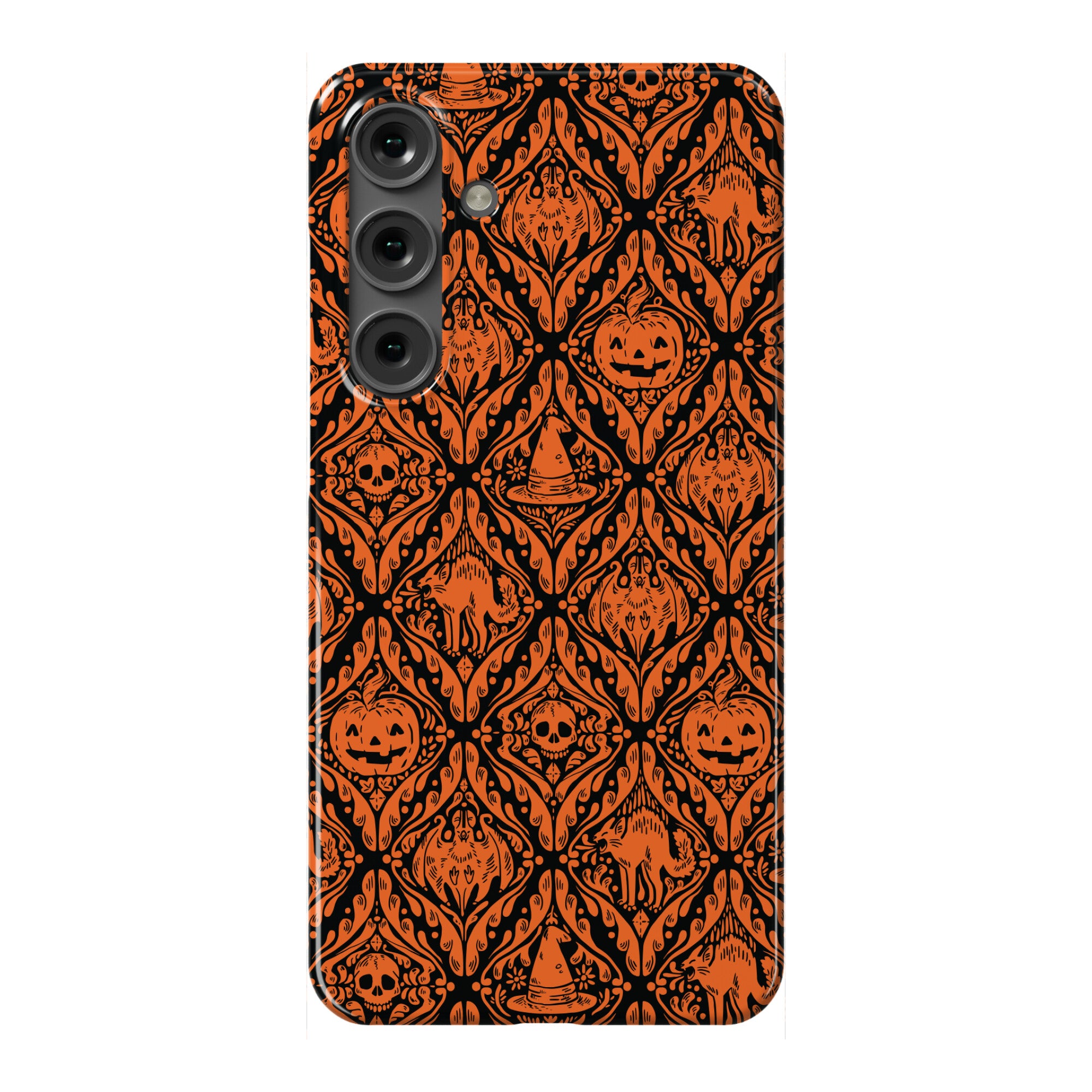 Spooky Vintage Halloween Pattern Phone Case