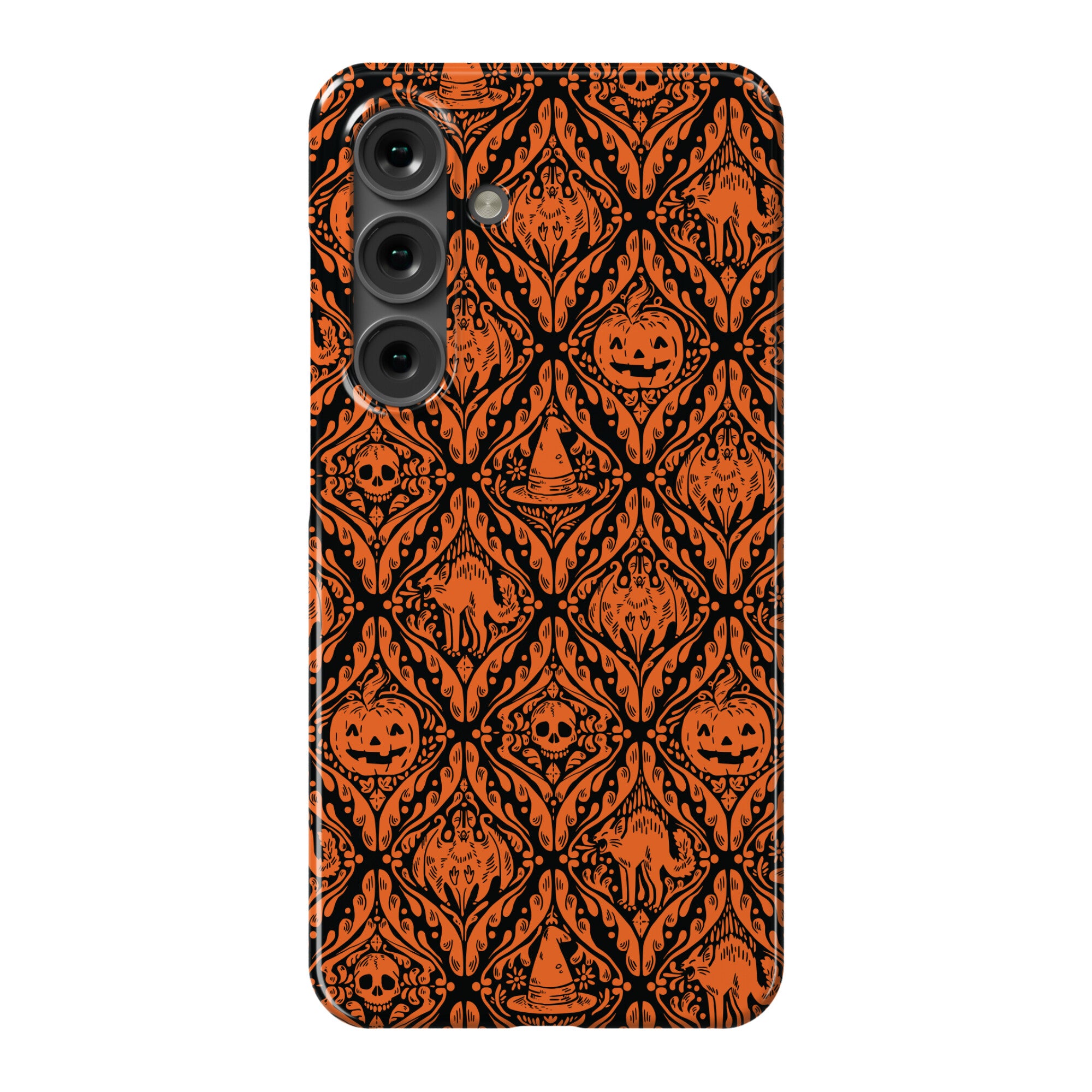 Spooky Vintage Halloween Pattern Phone Case