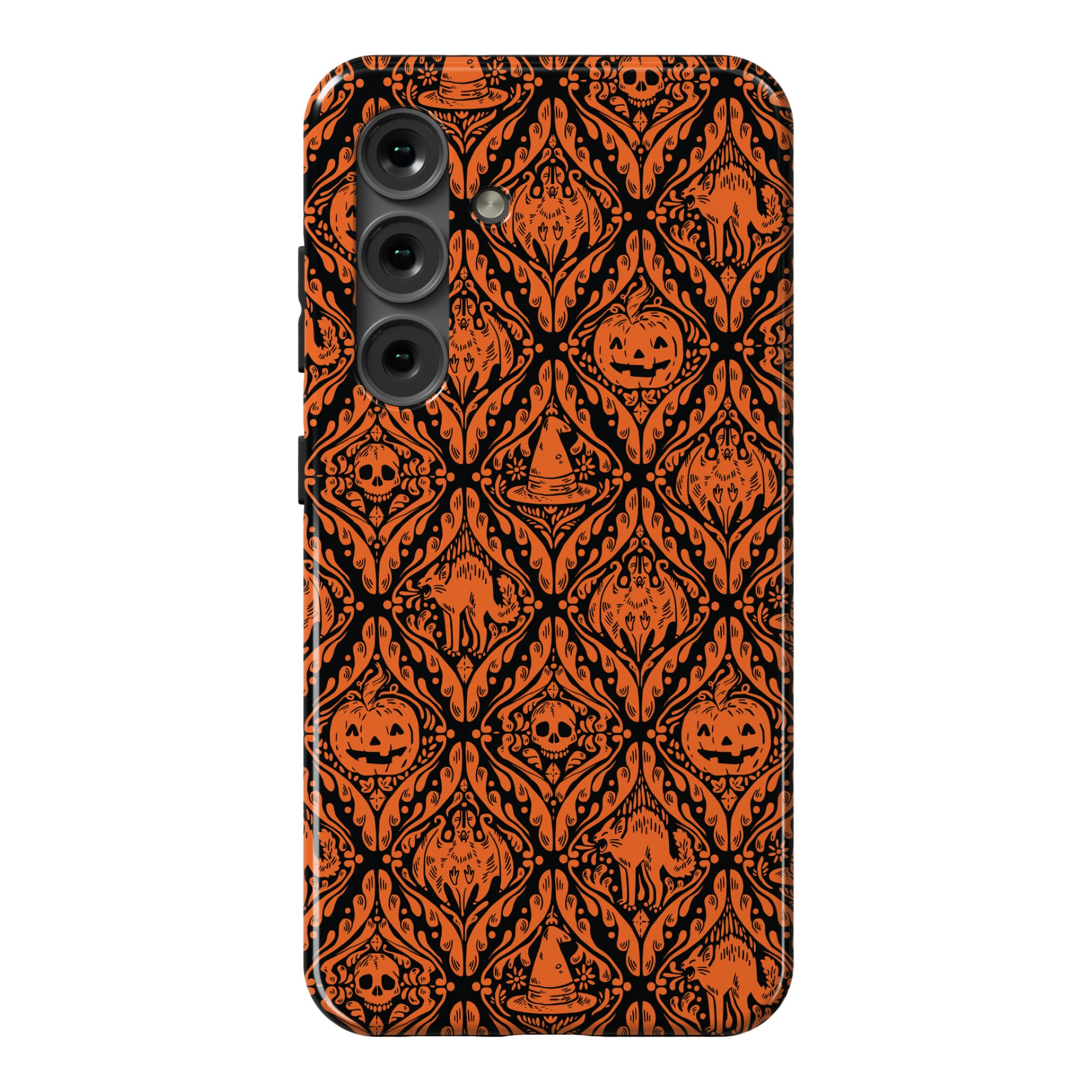 Spooky Vintage Halloween Pattern Phone Case