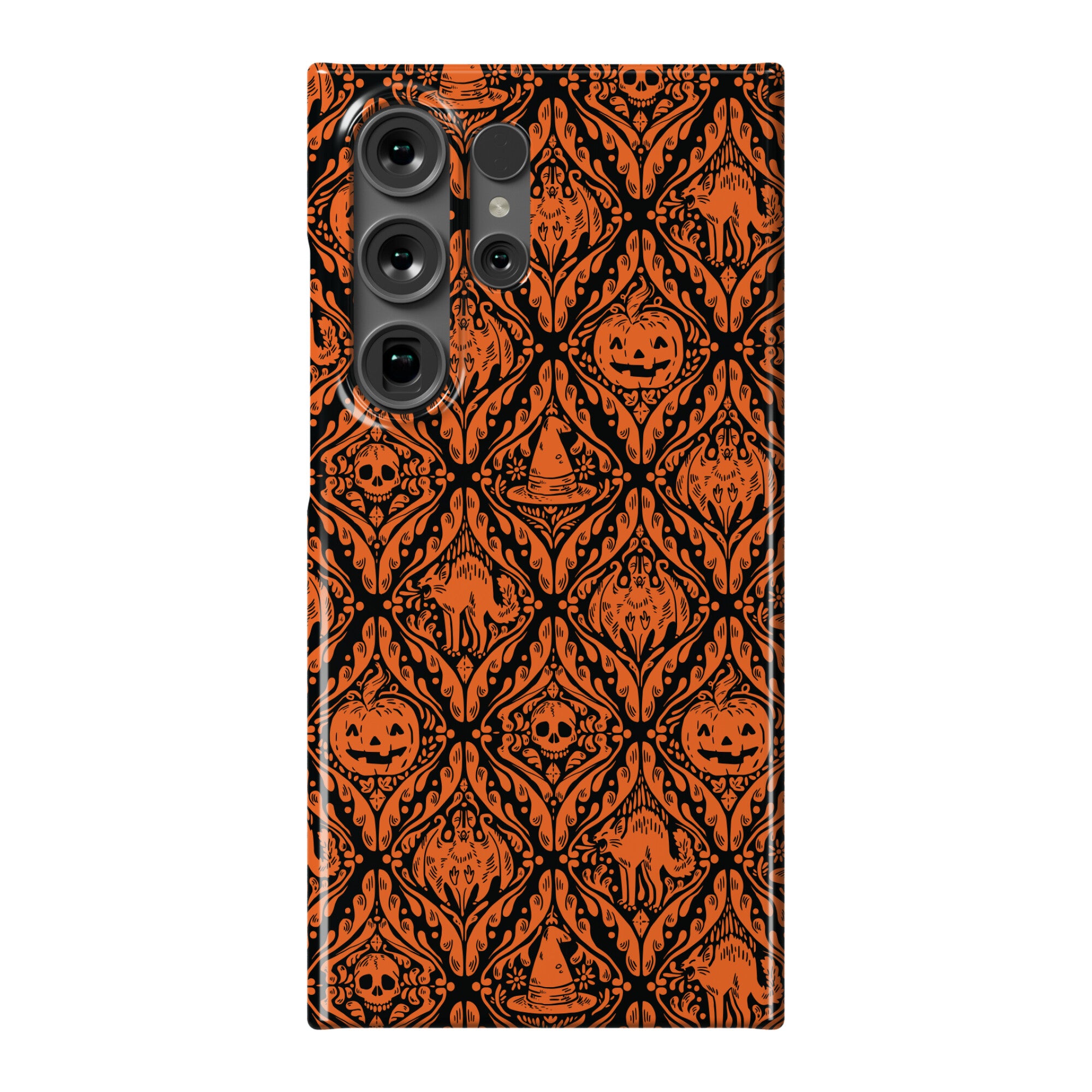 Spooky Vintage Halloween Pattern Phone Case
