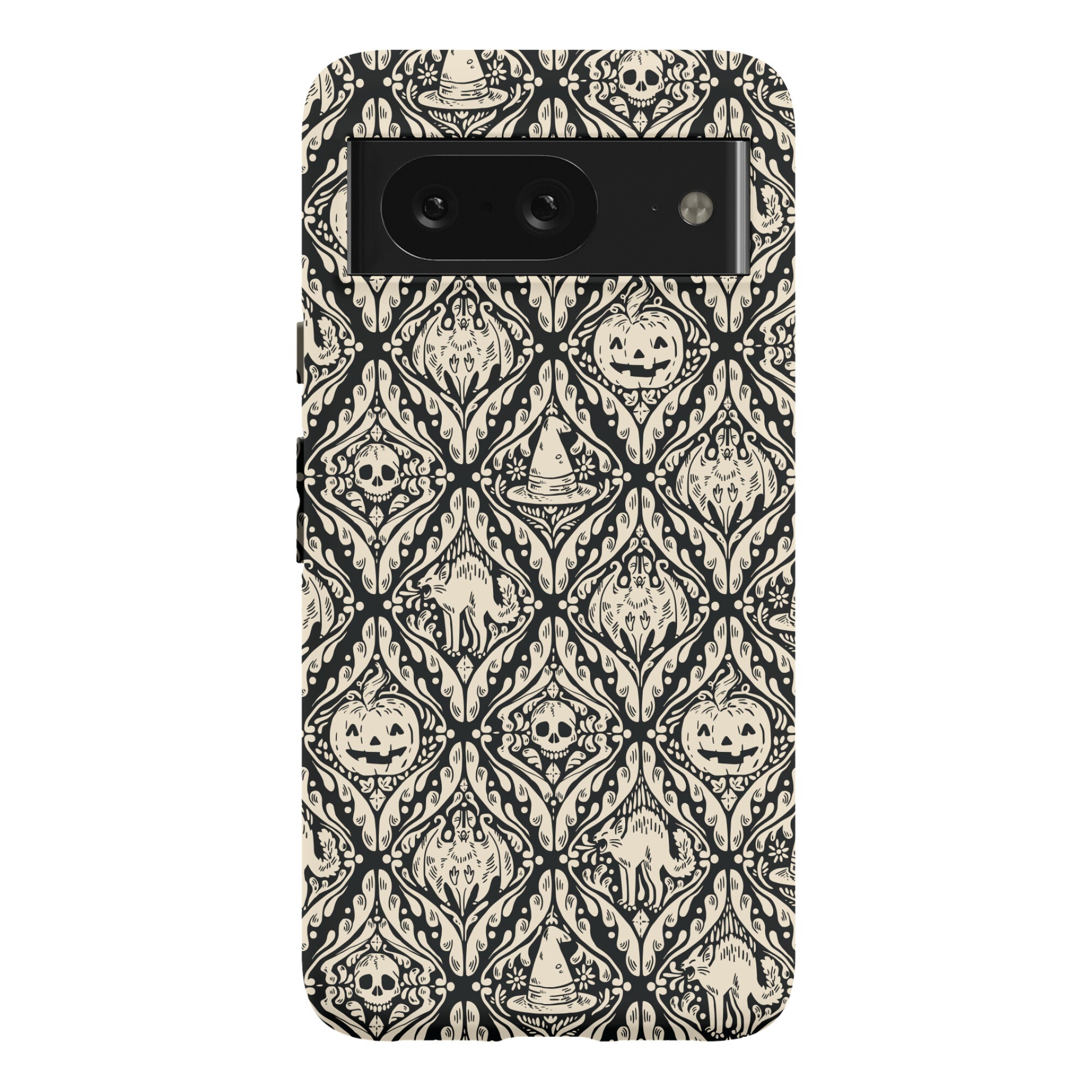 Spooky Vintage Halloween Pattern Phone Case