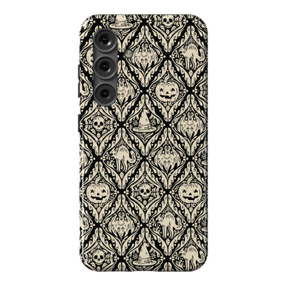 Spooky Vintage Halloween Pattern Phone Case