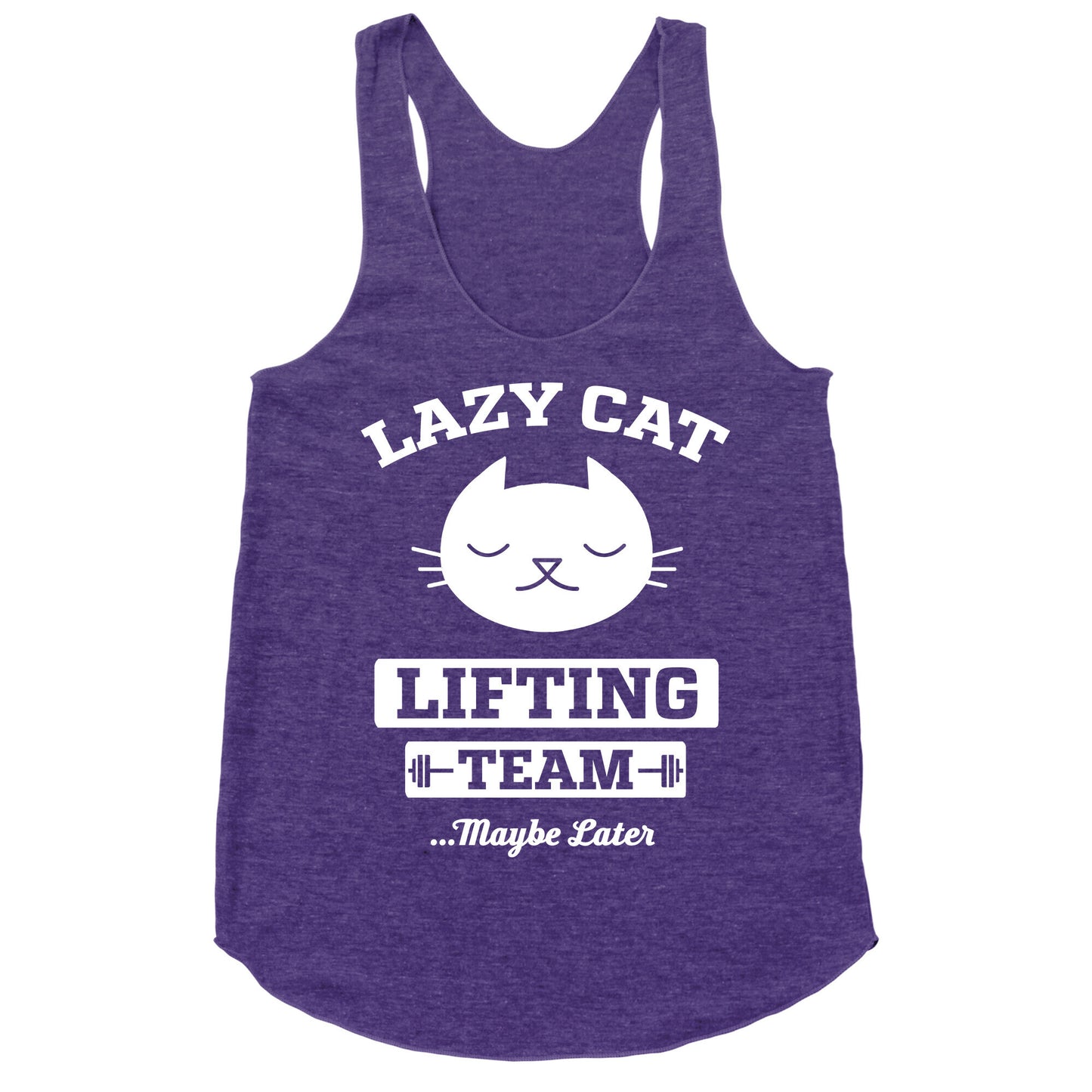 Lazy Cat Lifting Team Racerback Tank