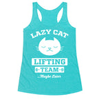 Lazy Cat Lifting Team Racerback Tank