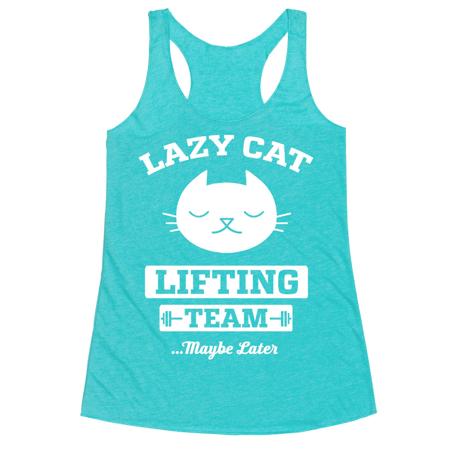 Lazy Cat Lifting Team Racerback Tank