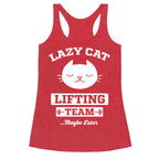 Lazy Cat Lifting Team Racerback Tank
