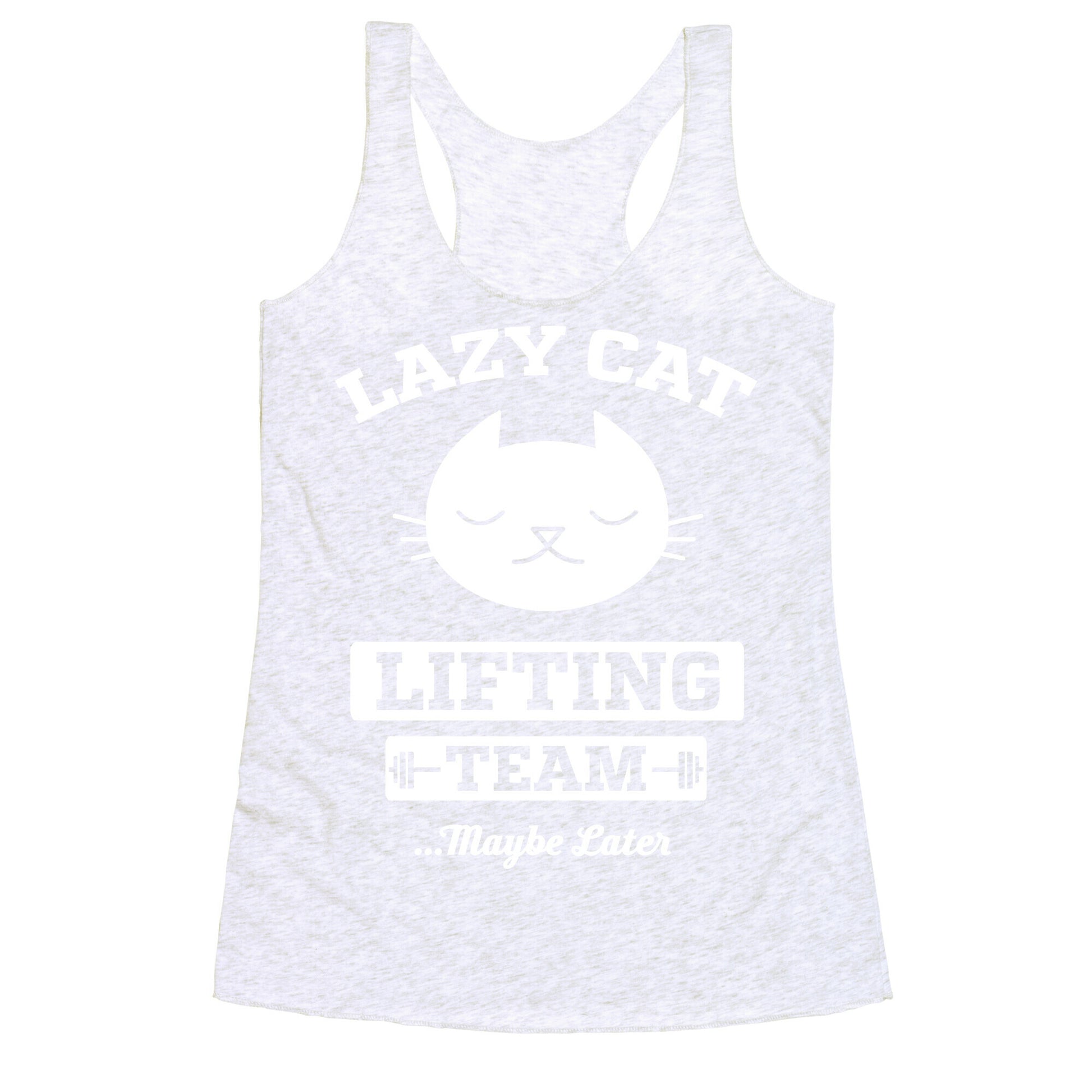 Lazy Cat Lifting Team Racerback Tank