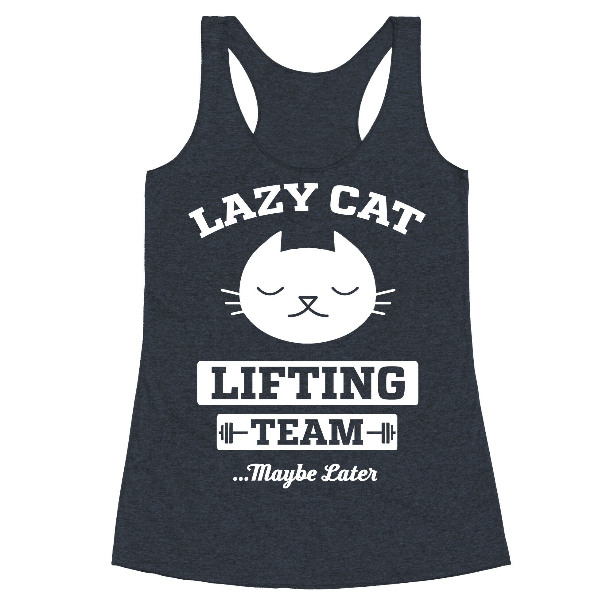 Lazy Cat Lifting Team Racerback Tank