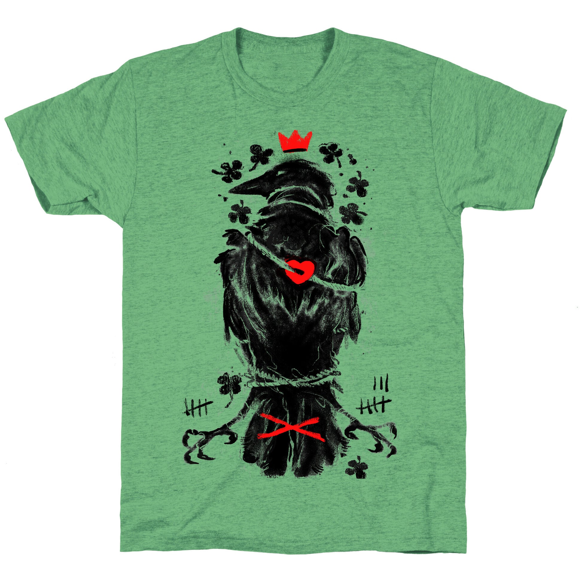 Bird In Love Unisex Triblend Tee