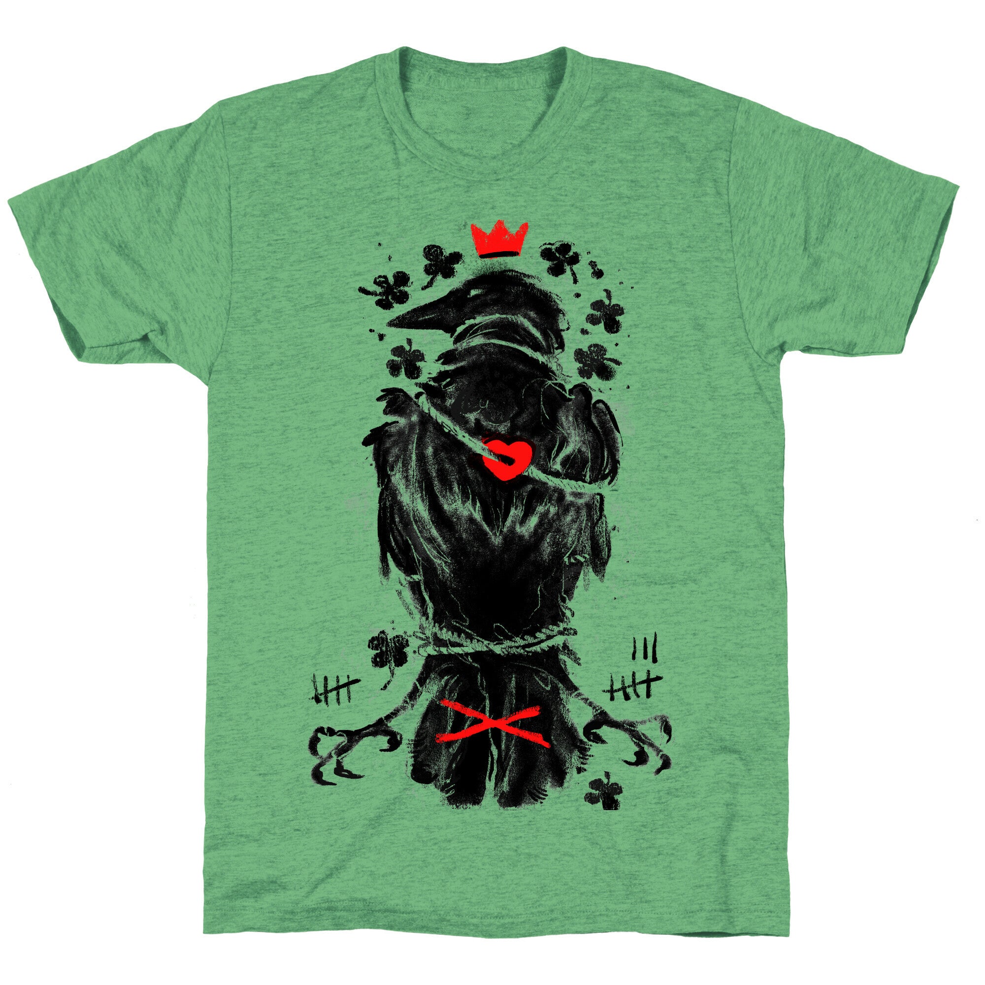 Bird In Love Unisex Triblend Tee