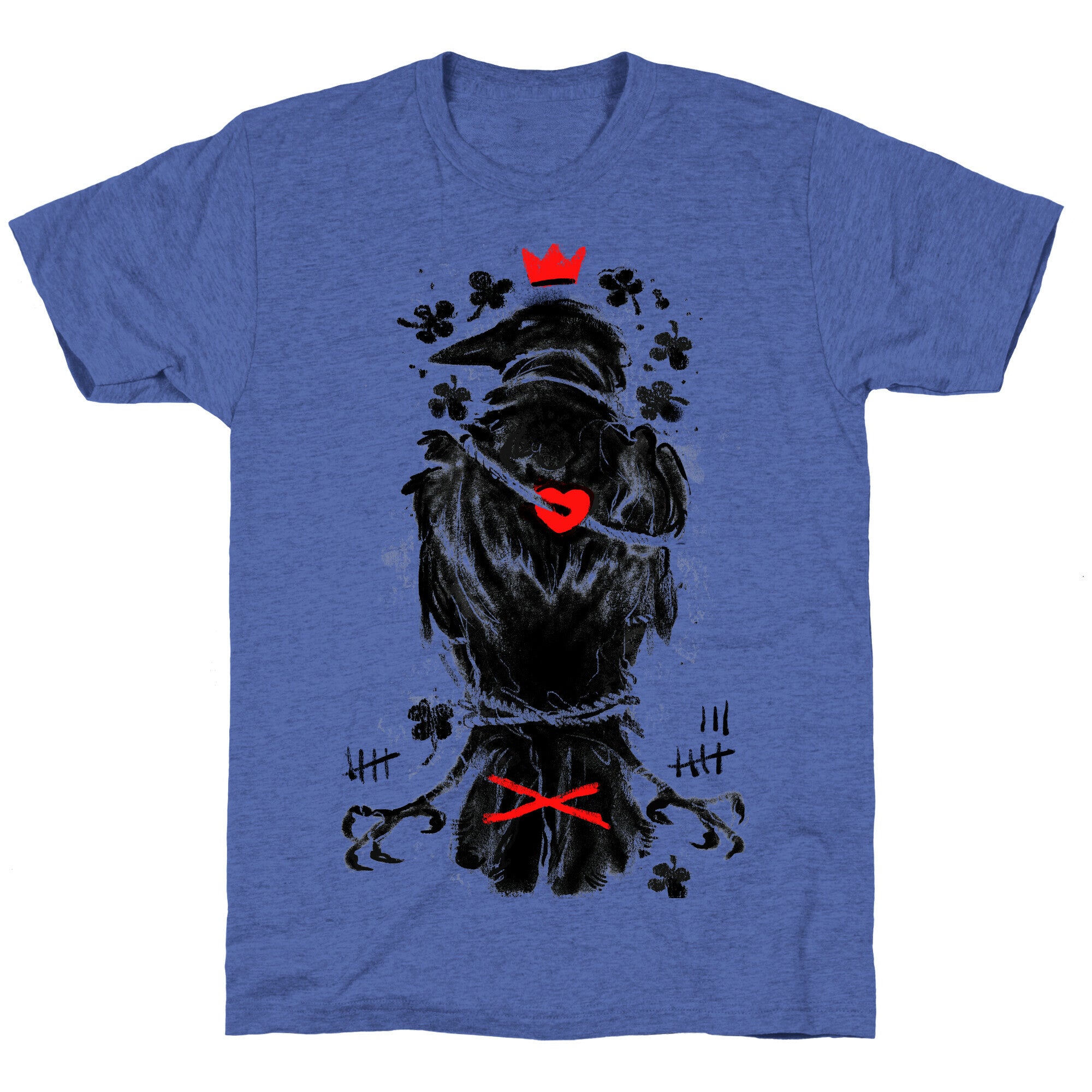 Bird In Love Unisex Triblend Tee