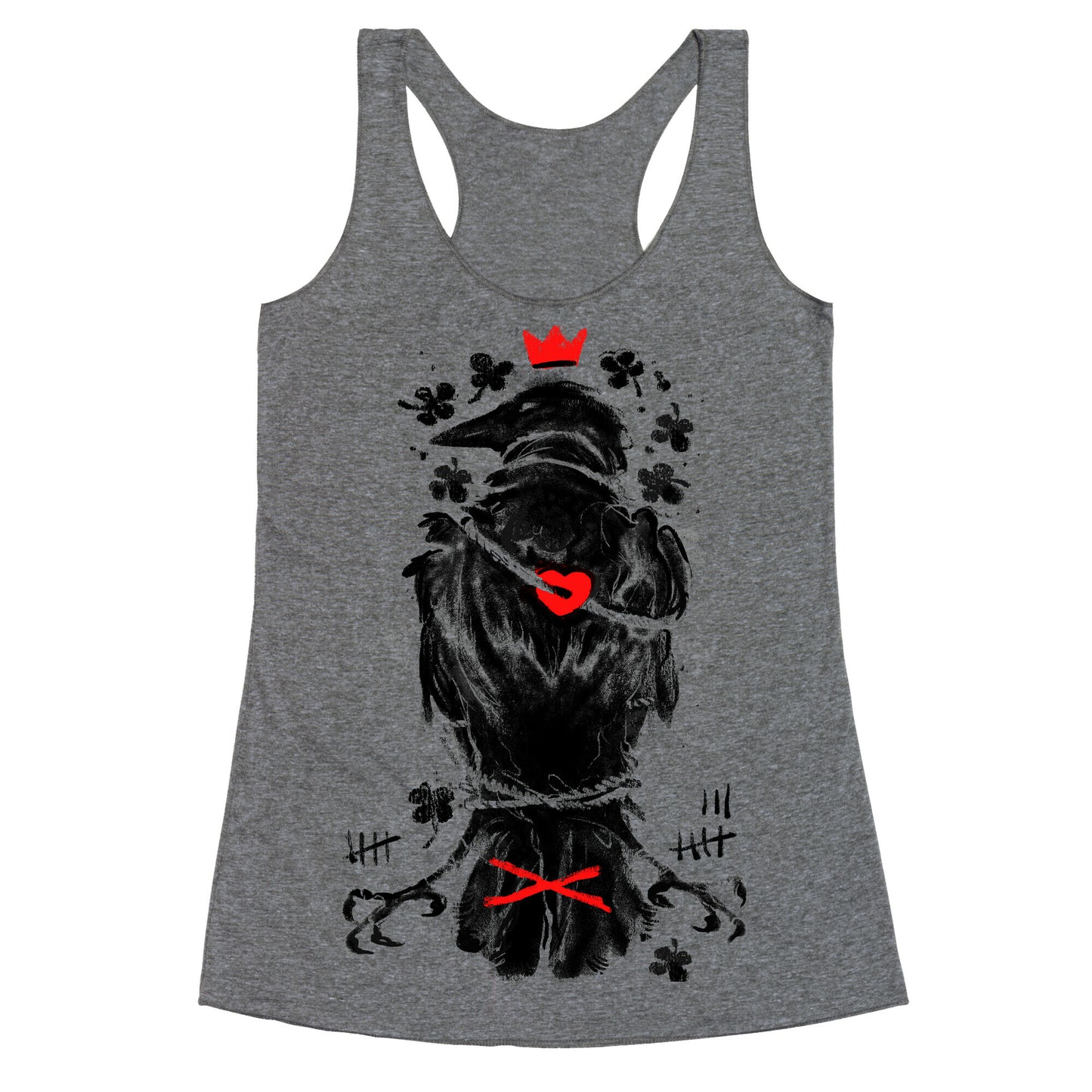 Bird In Love Racerback Tank