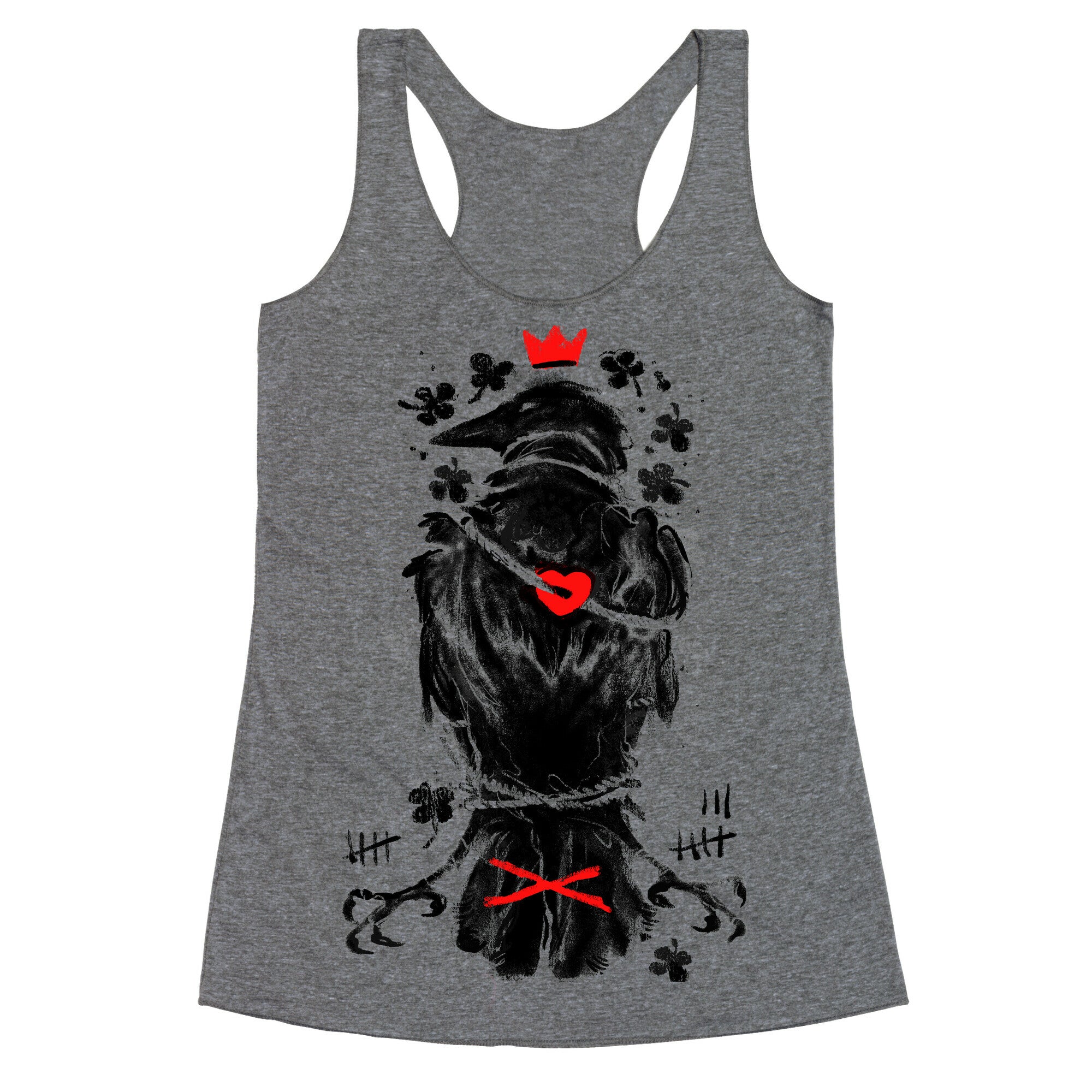 Bird In Love Racerback Tank