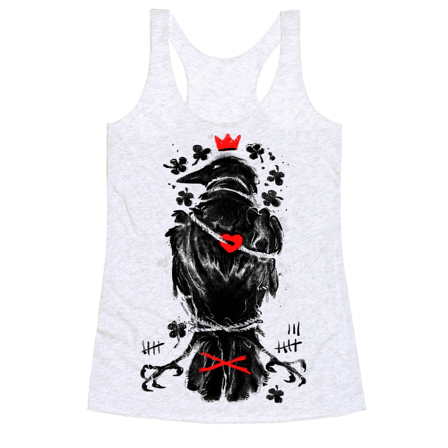 Bird In Love Racerback Tank